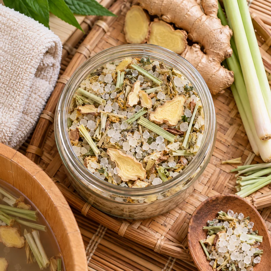 Muối ngâm chân gừng sả 250g