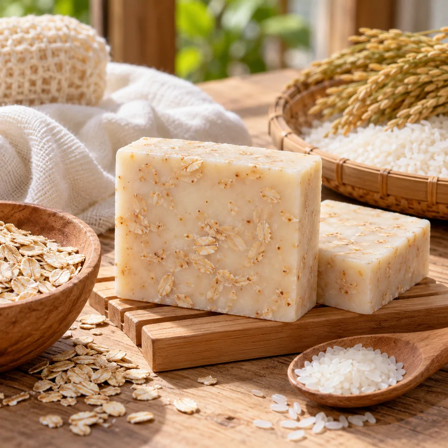Xà phòng yến mạch sữa gạo 100g